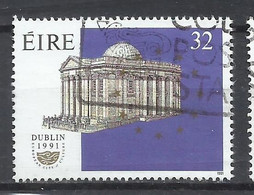 EIRE IRELAND IRLANDA 1991 DUBLIN GRAND OPERA SOCIETY 50th ANNIVERSARY CITY HALL 32p USED USATO OBLITERE' - Used Stamps