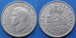 UK - 1 Florin / 2 Shillings 1950 KM#878  George VI (1936-1952) - Edelweiss Coins - Autres & Non Classés