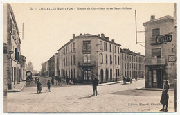 CPA -  CHAZELLES SUR LYON (Loire) - Routes De Chevrières Et De Saint-Galmier - Autres & Non Classés
