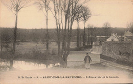 FRANCE - 78 YVELINES - SAINT-NOM-LA-BRETECHE - L'Abreuvoir Et Le Lavoir - St. Nom La Breteche