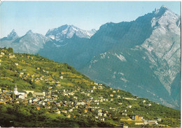 SUISSE - BASSE NENDAZ - Vue Sur Le Village Avec Les Muveran Et Le Haut De Cry - Nendaz