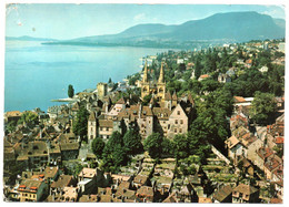 Neuchatel - Panorama Con La Montagne De Boudry - Boudry