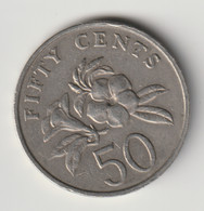 SINGAPORE 1991: 50 Cents, KM 53 - Singapour