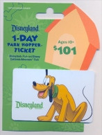 U.S.A. Disneyland California Ticket # 131a - Passeports Disney