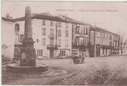 Cpa - BRASSAC - Place De La Fontaine - Brassac