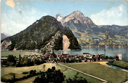 Vierwaldstättersee - Stansstad Und Der Pilatus (4312) * 1. 8. 1912 - Stans