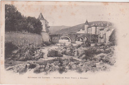 Cpa - BRASSAC - MAIRIE ET PONT VIEUX - Brassac