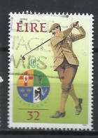 EIRE IRELAND IRLANDA 1991 WALKER CUP COMPETITION PORTMARNOCK GOLF CLUB GOLFER PUTTING 32p USED USATO OBLITERE' - Used Stamps