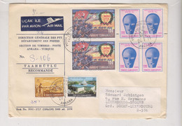 TURKEY 1971 ANKARA Registered Airmail Cover To LUXEMBOURG - Lettres & Documents