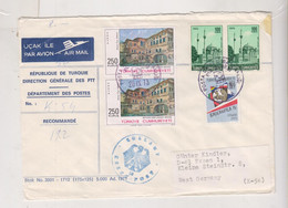 TURKEY 1973 ANKARA Registered Airmail Cover To GER;MANY - Briefe U. Dokumente