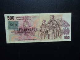 RÉPUBLIQUE TCHÈQUE * : 500 KORUN   ND 1993    P 2      TTB+  ** - Czech Republic