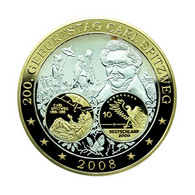 Germany 10 Euro Coin 2008 Silver Painter Carl Spitzweg 36mm 03892 - Commemorative