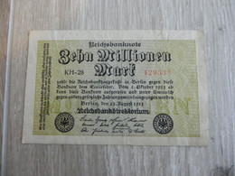 Deutschland Germany 10 Millionen Mark 1923 - 10 Mio. Mark