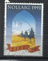 EIRE IRELAND IRLANDA 1991 CHRISTMAS WISE MEN STAR NOLLAIG NATALE NOEL WEIHNACHTEN NAVIDAD 28p USED USATO OBLITERE' - Used Stamps