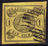 Stamp Brunswick 1853-63 1sgr Used - Brunswick