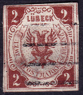 Stamp Lubeck 2s Used - Lübeck