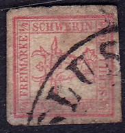 Stamp Mecklenburg-Schwerin 1/4s Used - Mecklenbourg-Schwerin