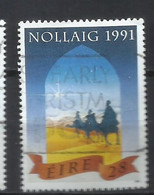 EIRE IRELAND IRLANDA 1991 CHRISTMAS WISE MEN STAR NOLLAIG NATALE NOEL WEIHNACHTEN NAVIDAD 28p USED USATO OBLITERE' - Used Stamps