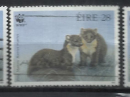 EIRE IRELAND IRLANDA 1992 WWF WORLD WILDLIFE FUND PINE MARTEN 28p USED USATO OBLITERE' - Used Stamps