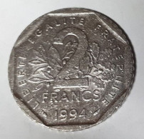FRANCE 2 FRANCS NICKEL 1994 - 2 Francs