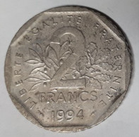 FRANCE 2 FRANCS NICKEL 1994 - 2 Francs