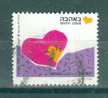 ISRAËL - N°1093 Oblitéré. With Love. - Gebraucht (ohne Tabs)