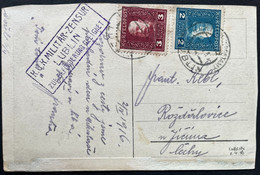 Poland  1916 Feldpost Austrian Period  Postcard Lublin 2.4.1916 Lublin Dom Gubernialny - Covers & Documents