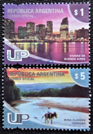 Timbre D'Argentine 2008 Tourist Attractions  Stampworld N° 3251 Et 3254 - Usados