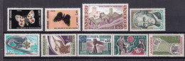 ANDORRE - ANNEE COMPLETE 1976 YVERT N°251/259 ** MNH - COTE 2017 = 30.5 EUR. - - Full Years