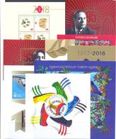 2018. Azerbaijan, Complete Year Set 2018, 21v + 18s/s, Mint/** - Azerbaïjan