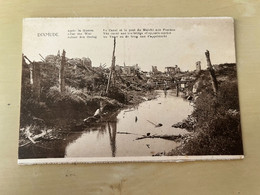 Diksmuide  Après La Guerre   Le Canal Et Le Pont Du Marché Aux Poissons - Diksmuide
