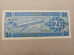 Billete De Las Antillas Holandesas De 1/2 Gulden, Año 1979, UNC - Niederländische Antillen (...-1986)