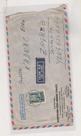 TURKEY 1953 IZMIR Airmail Cover To Yugoslavia - Covers & Documents