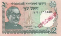 BANGLADESH 2 TAKA 52s SPECIMEN 2018 UNC SC NUEVO - Bangladesh