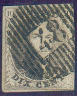 D 48 - Saint-LEGER, N°6 - Médaillon 10 Centimes Brun, TB Margé Et oblitération Bien Nette. - Superbe - 20570 - 1851-1857 Medallones (6/8)