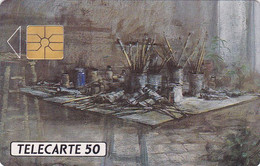 Telecarte Privée - D564 - Neuve - Galeries G Cheminots ( Tableau Jacques Ousson ) - Gem - 1000 Ex  - 50 Un - 1991 - Ad Uso Privato