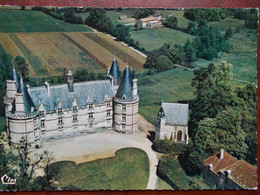 86 - GENÇAY - Vue Aérienne - Le Château De La Roche. (CPSM) - Gencay