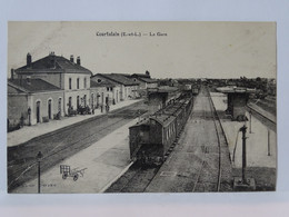 CPA 28 Eure Et Loir - Courtalain - La Gare - Courtalain