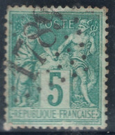 SAGE - N°75 - JOUR DE L'AN - LOSANGE GROS CHIFFRES 1789 - UNE DENT COURTE - COTE 25€. - 1876-1898 Sage (Type II)
