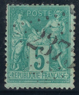 SAGE - N°75 - JOUR DE L'AN - LOSANGE GROS CHIFFRES 2373 - COTE 25€ - 1876-1898 Sage (Type II)