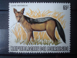BURUNDI 1982 65F FROM FAUNA SET (without WWF Overprint) / USED - Usati