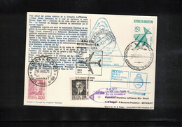 Argentina + Brazil 1971 Flights Buenos Aires - Frankfurt And Sao Paul - Rio De Janeiro - Frankfurt - Covers & Documents