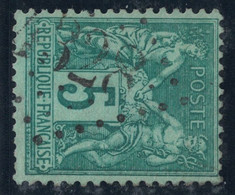 SAGE - N°75 - JOUR DE L'AN - LOSANGE GROS CHIFFRES 4328 - COTE 15€ . - 1876-1898 Sage (Tipo II)