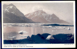 Cpa Du Groenland -- Camp D' été Fjord De Godthaab -- K. Balle Fot. - Petersen Kobenhavn Imp  AOUT22-79 - Groenlandia