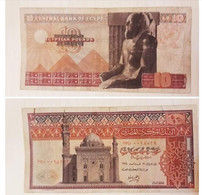 Egypt ,10 Pounds. 1974 . Banknote , P.46b - Egitto