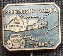 Lokve 1974 Spretnostna Voznja Auto Rallye Car Automobile  A13/8 - Rallye