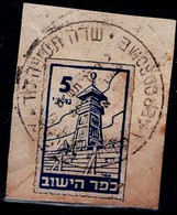 ISRAEL 1948 KOFER HAYISHUV LARGE DESING USED VF!! - Sin Dentar, Pruebas De Impresión Y Variedades