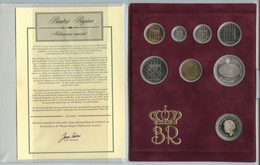 NETHERLANDS OLANDA MILLENNIUM SET 5-10-25 C.+1-2,5-5 G+10G ARGENTO + JUBILEUM PENNING ARGENTO REGINA BEATRICE LUX SET - [Sets Sin Usar &  Sets De Prueba