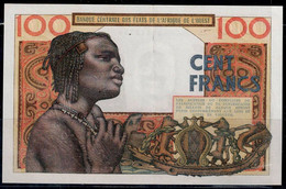 FRENCH WEST AFRICA STATES 1956 BANCNOTES  100 FRANCS UNC !! - West African States