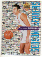 Antoine Rigaudeau  Carte Official  Basket Ball Cards1995 N :SL 04 *  Pub Panini SNB & LNB - Pallacanestro